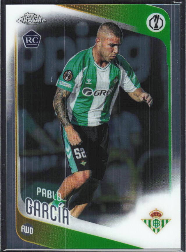 Pablo García 2025-26 Topps Chrome UCC #174 – framsida