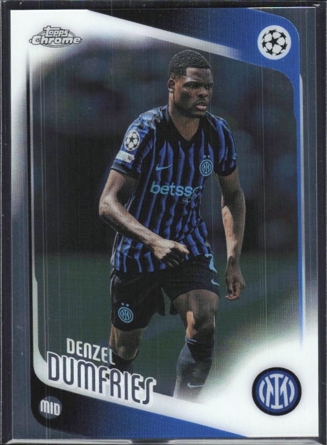 Denzel Dumfries 2025-26 Topps Chrome UCC #145 – framsida