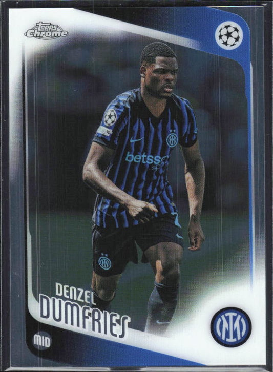 Denzel Dumfries 2025-26 Topps Chrome UCC #145 – framsida