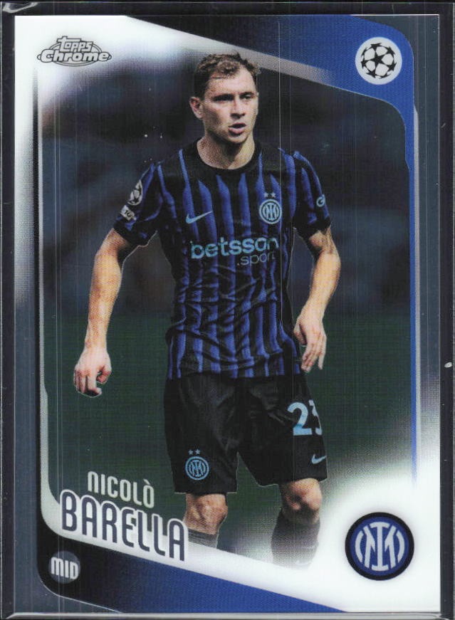 Nicolò Barella 2025-26 Topps Chrome UCC #108 – framsida