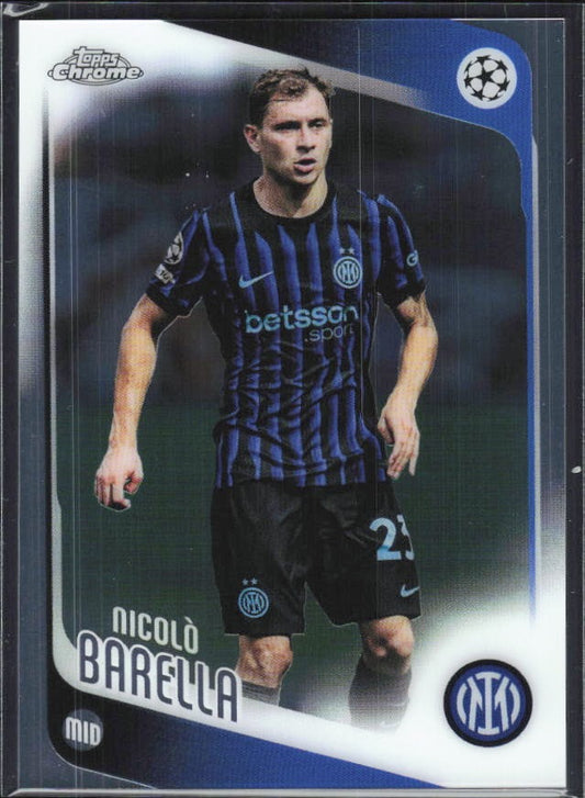 Nicolò Barella 2025-26 Topps Chrome UCC #108 – framsida