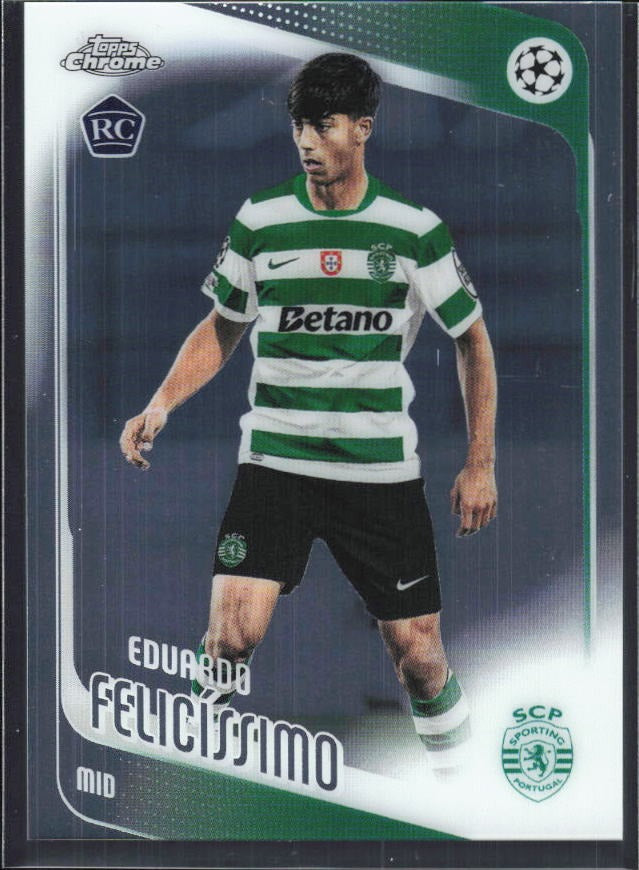 Eduardo Felicíssimo 2025-26 Topps Chrome UCC #60 – framsida
