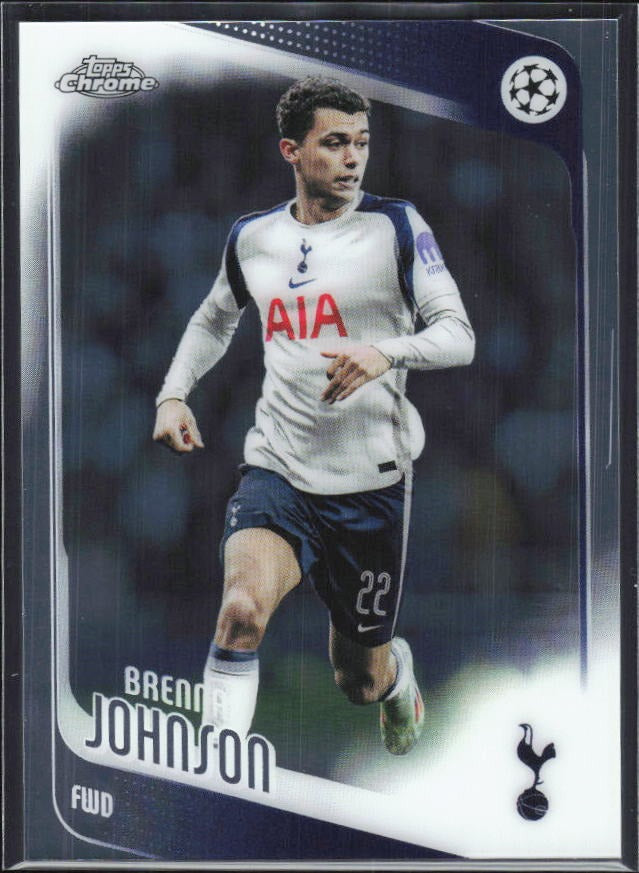 Brennan Johnson 2025-26 Topps Chrome UCC #18 – framsida