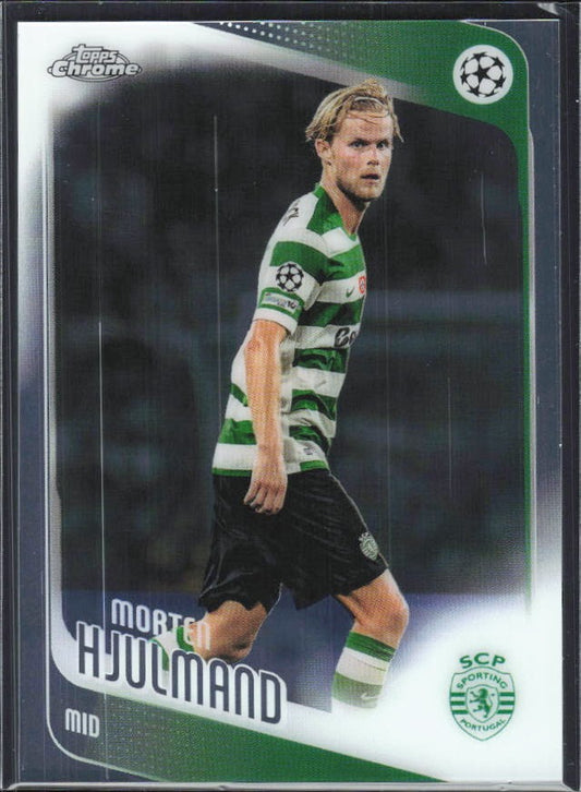 Morten Hjulmand 2025-26 Topps Chrome UCC #199 – framsida
