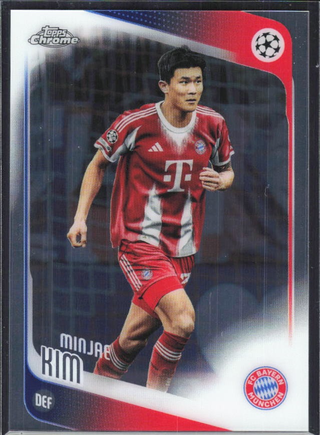 Minjae Kim 2025-26 Topps Chrome UCC #101 – framsida