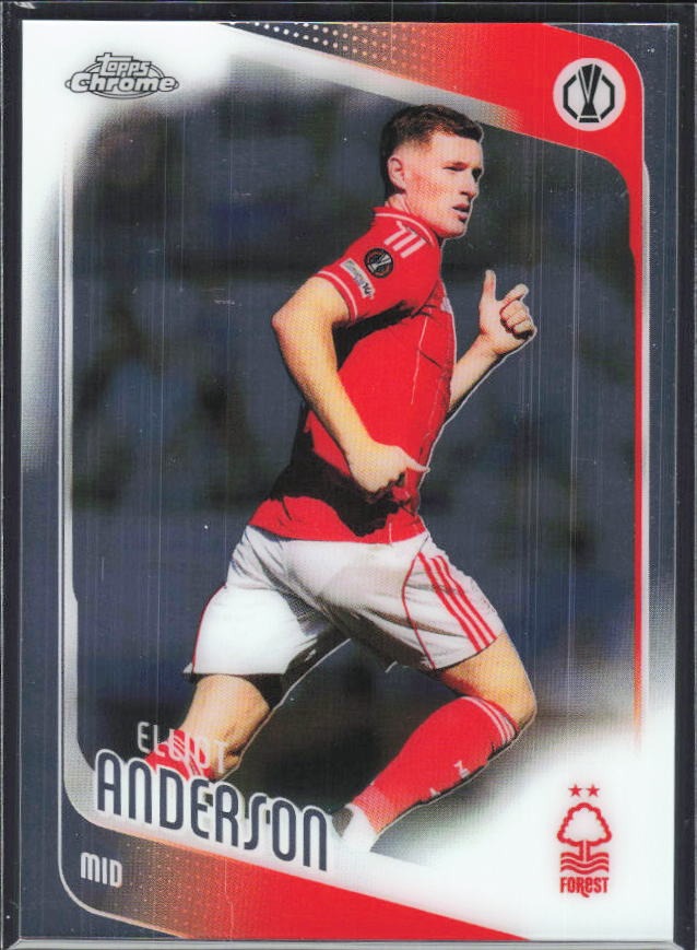 Elliot Anderson 2025-26 Topps Chrome UCC #96 – framsida