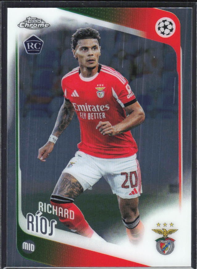 Richard Ríos 2025-26 Topps Chrome UCC #16 – framsida