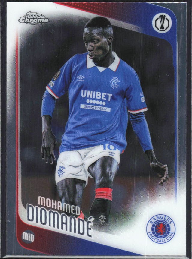 Mohamed Diomandé 2025-26 Topps Chrome UCC #45 – framsida