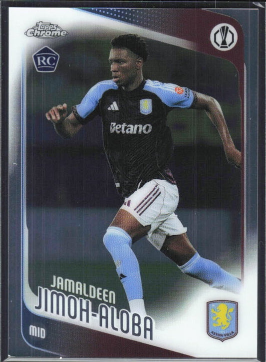 Jamaldeen Jimoh-Aloba 2025-26 Topps Chrome UCC #8 – framsida