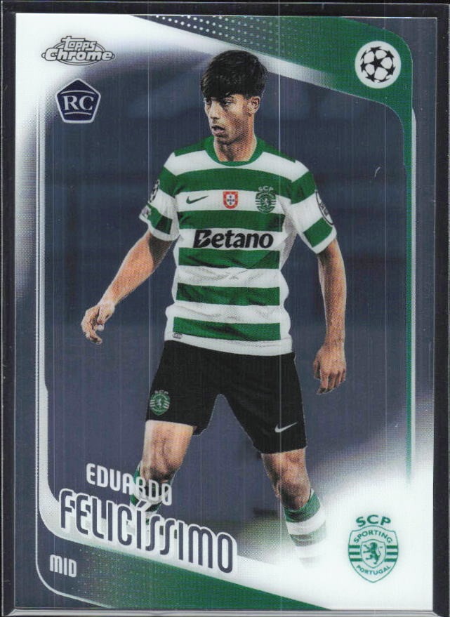 Eduardo Felicíssimo 2025-26 Topps Chrome UCC #60 – framsida