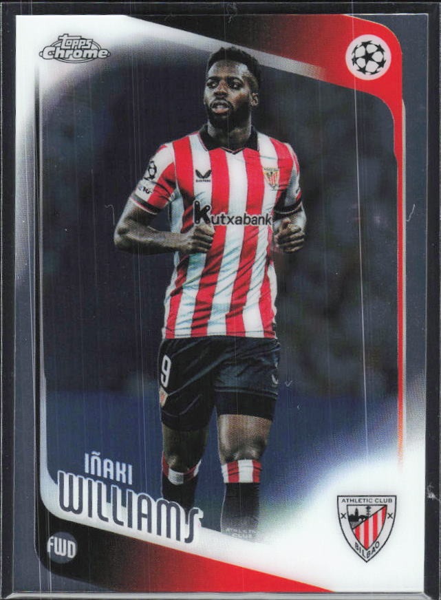 Iñaki Williams 2025-26 Topps Chrome UCC #20 – framsida