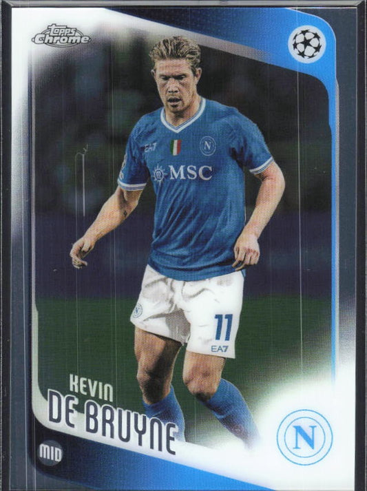 Kevin De Bruyne 2025-26 Topps Chrome UCC #200 – framsida