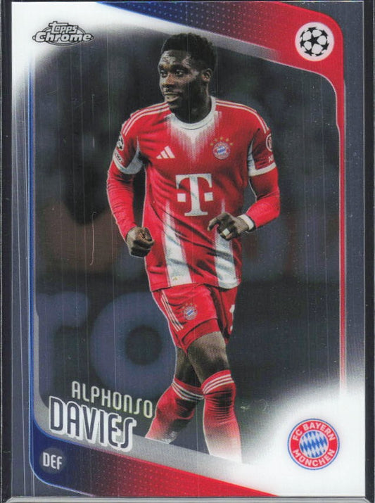 Alphonso Davies 2025-26 Topps Chrome UCC #90 – framsida