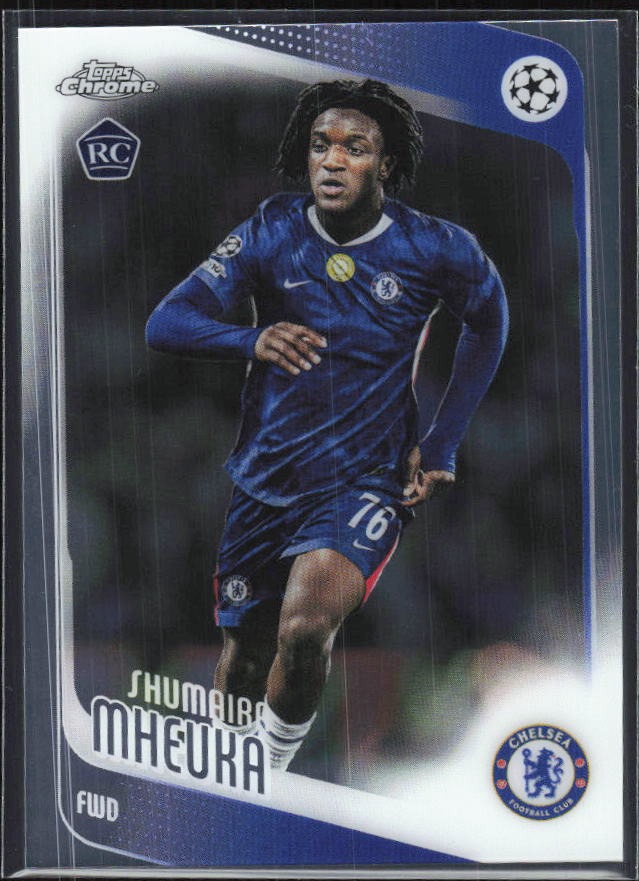 Shumaira Mheuka 2025-26 Topps Chrome UCC #32 – framsida
