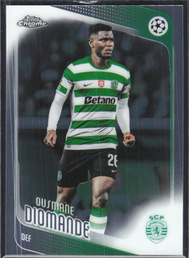 Ousmane Diomande 2025-26 Topps Chrome UCC #104 – framsida