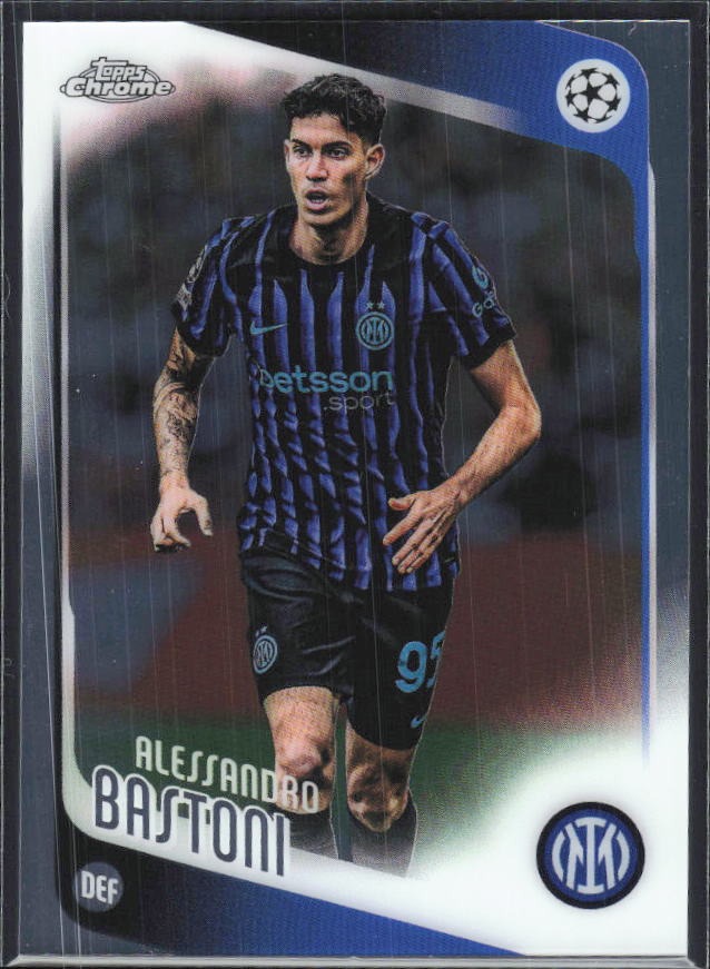 Alessandro Bastoni 2025-26 Topps Chrome UCC #143 – framsida
