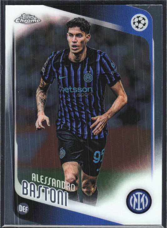 Alessandro Bastoni 2025-26 Topps Chrome UCC #143 – framsida