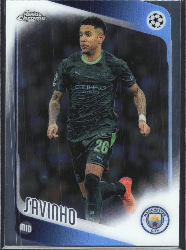 Savinho 2025-26 Topps Chrome UCC #33 – framsida