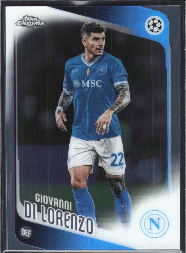 Giovanni Di Lorenzo 2025-26 Topps Chrome UCC #77 – framsida