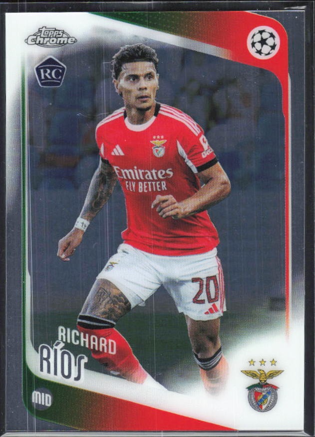 Richard Ríos 2025-26 Topps Chrome UCC #16 – framsida