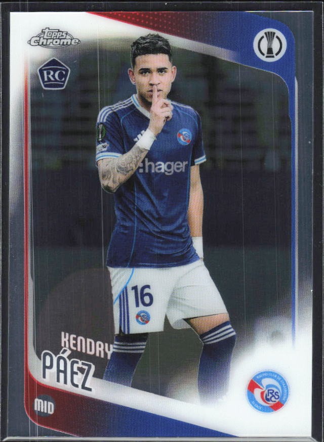 Kendry Páez 2025-26 Topps Chrome UCC #29 – framsida
