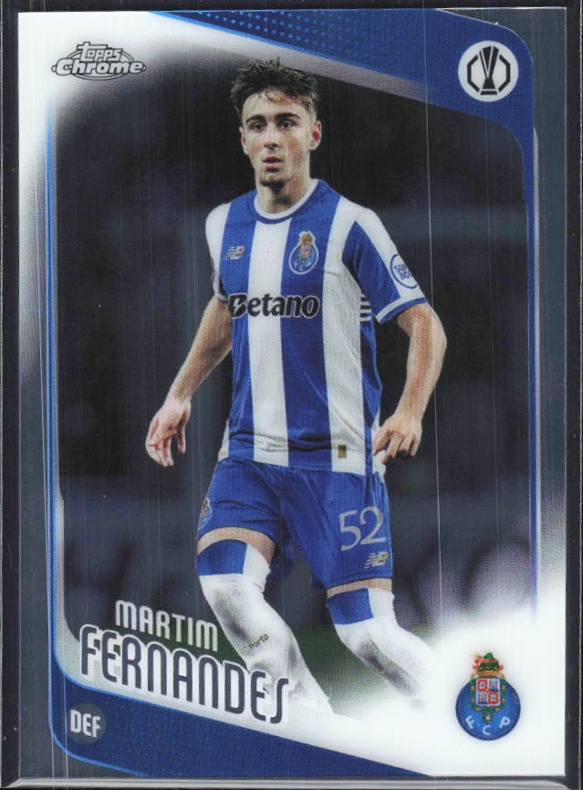 Martim Fernandes 2025-26 Topps Chrome UCC #62 – framsida