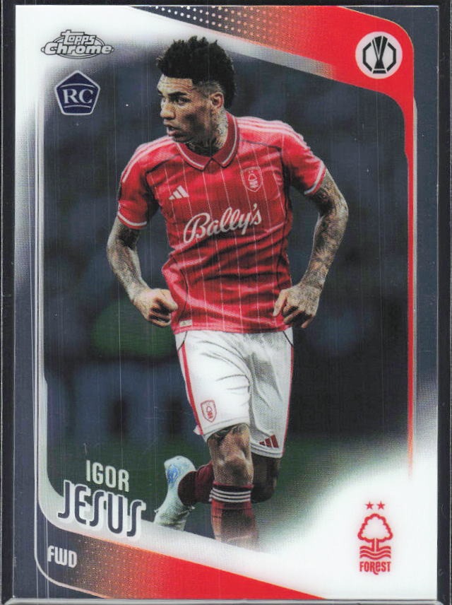 Igor Jesus 2025-26 Topps Chrome UCC #161 – framsida