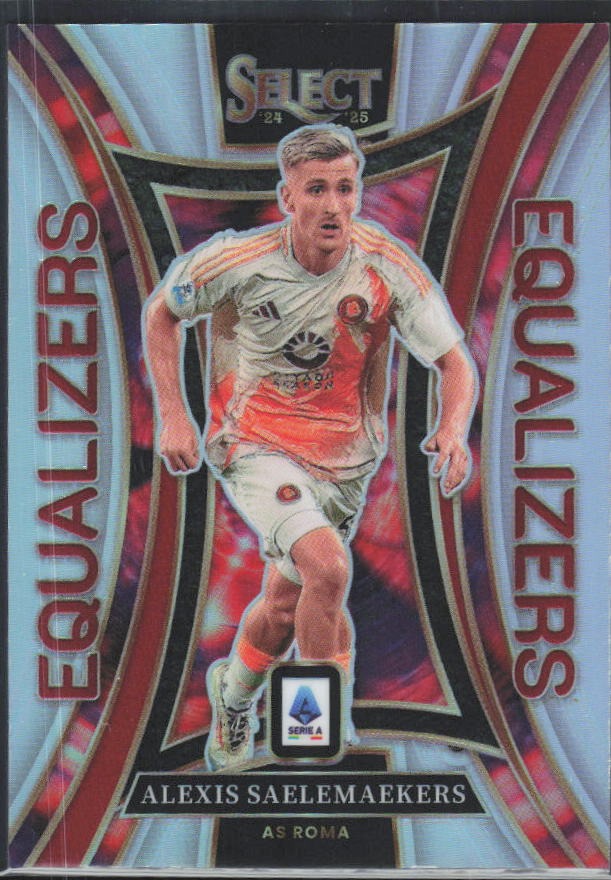 2024-25 Panini Select Serie A Alexis Saelemaekers Equalizers Silver Prizm #2 – framsida