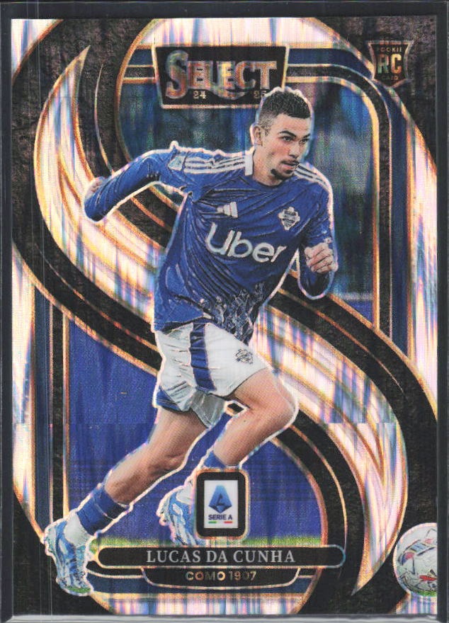 2024-25 Panini Select Serie A Lucas Da Cunha Mezzanine Flash Prizm #137 – framsida