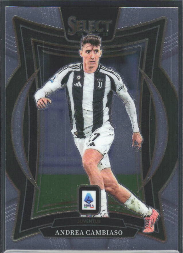 2024-25 Panini Select Serie A Andrea Cambiaso Terrace #93 – framsida