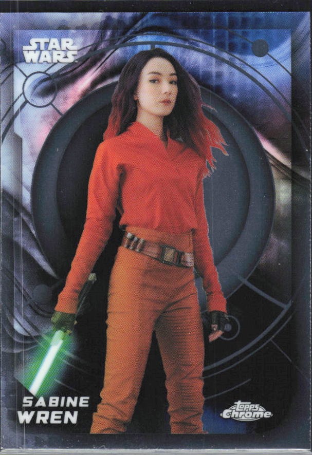 2026 Topps Chrome Star Wars Sabine Wren Characters #48 – framsida