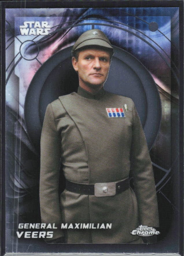2026 Topps Chrome Star Wars General Maximilian Veers Characters #132 – framsida