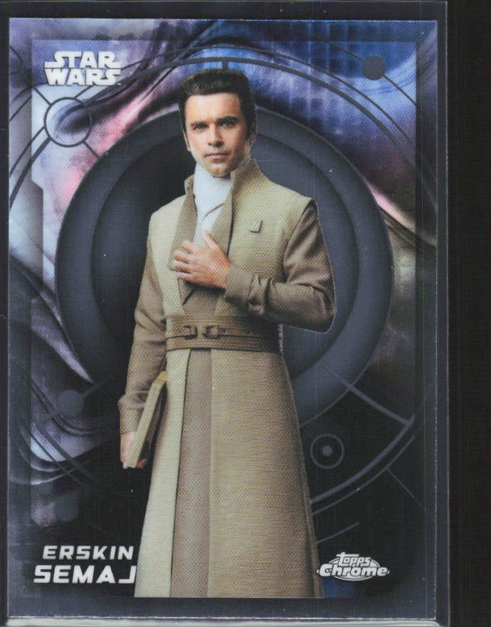 2026 Topps Chrome Star Wars Erskin Semaj Characters #73 – framsida
