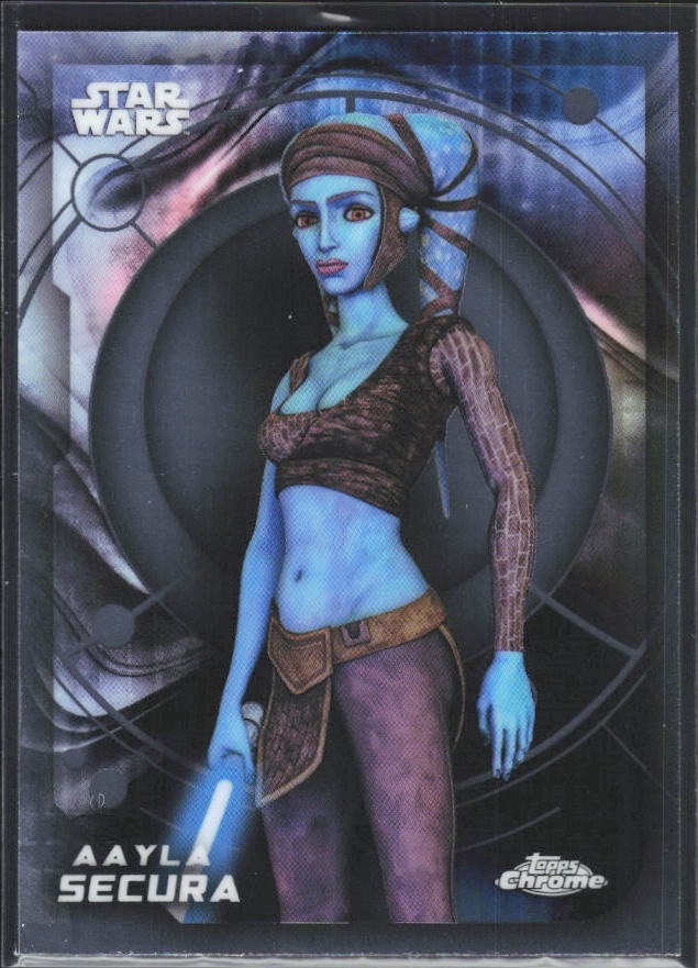 2026 Topps Chrome Star Wars Aayla Secura Characters #170 – framsida