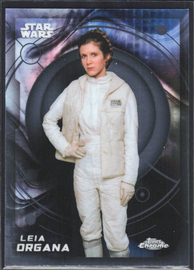 2026 Topps Chrome Star Wars Leia Organa Characters #183 – framsida