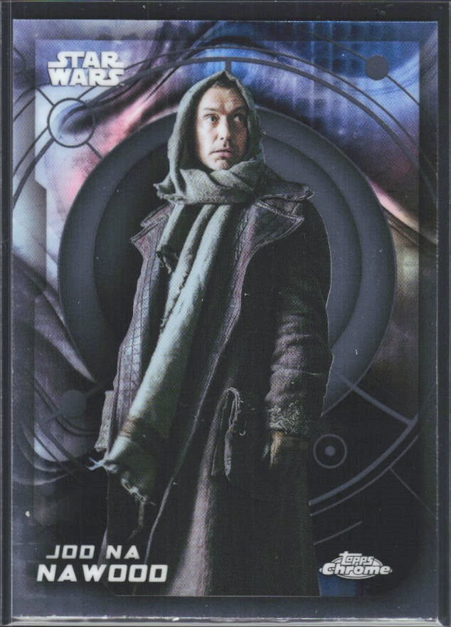 2026 Topps Chrome Star Wars Jod Na Nawood Characters #123 – framsida