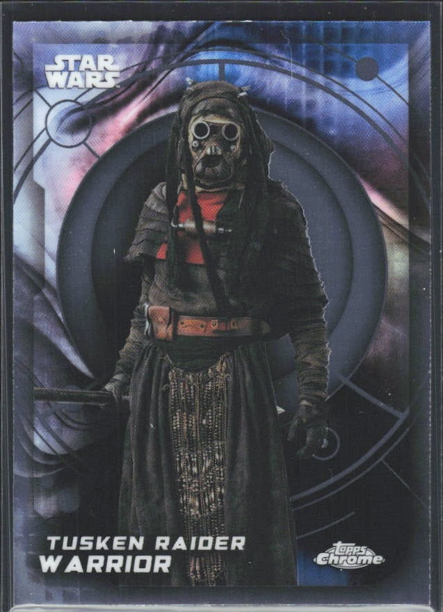 2026 Topps Chrome Star Wars Tusken Raider Warrior Characters #8 – framsida