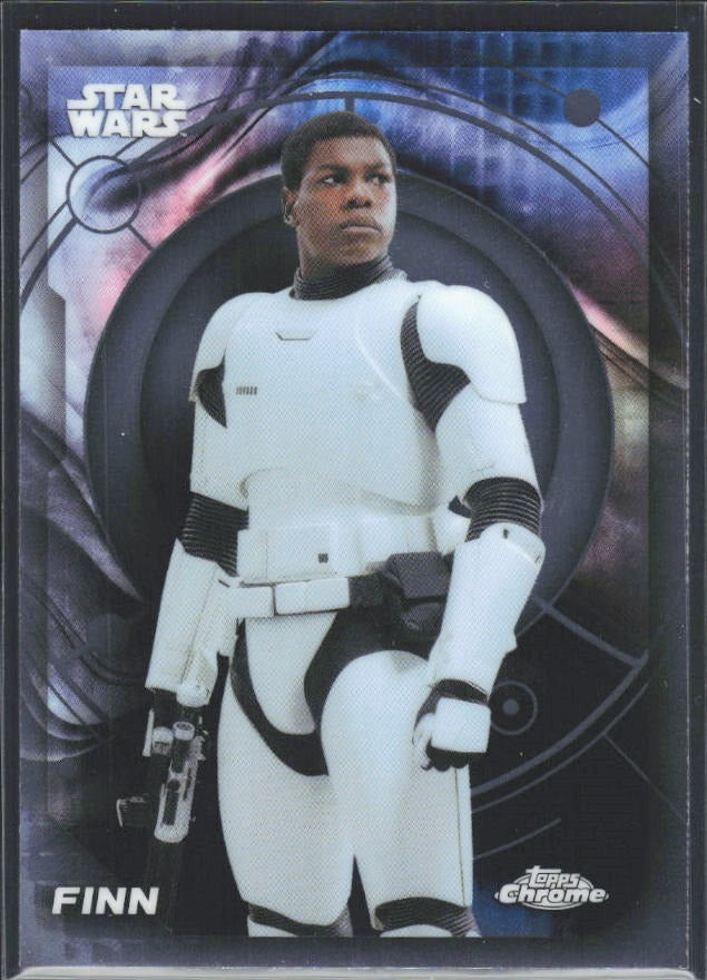 2026 Topps Chrome Star Wars Finn Characters #53 – framsida
