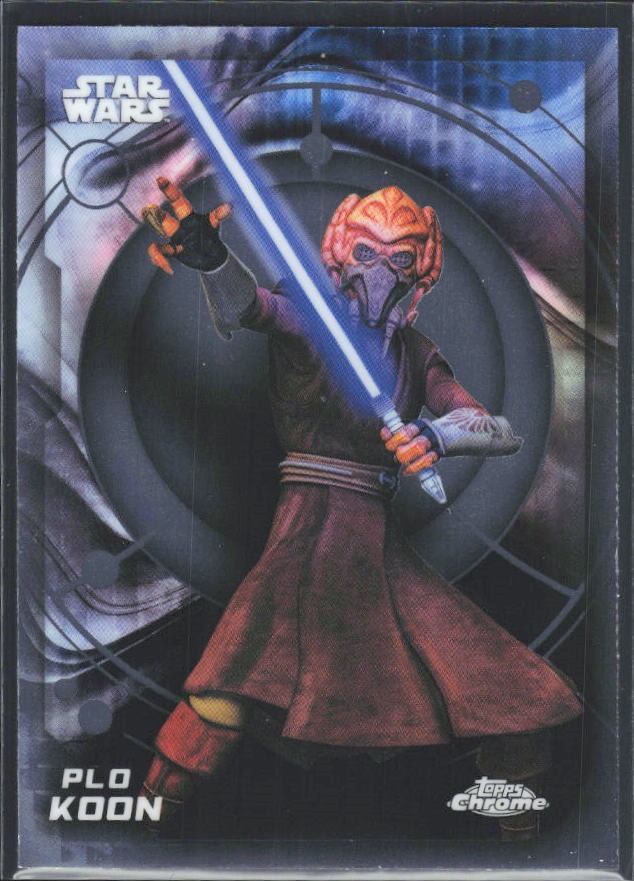 2026 Topps Chrome Star Wars Plo Koon Characters #177 – framsida