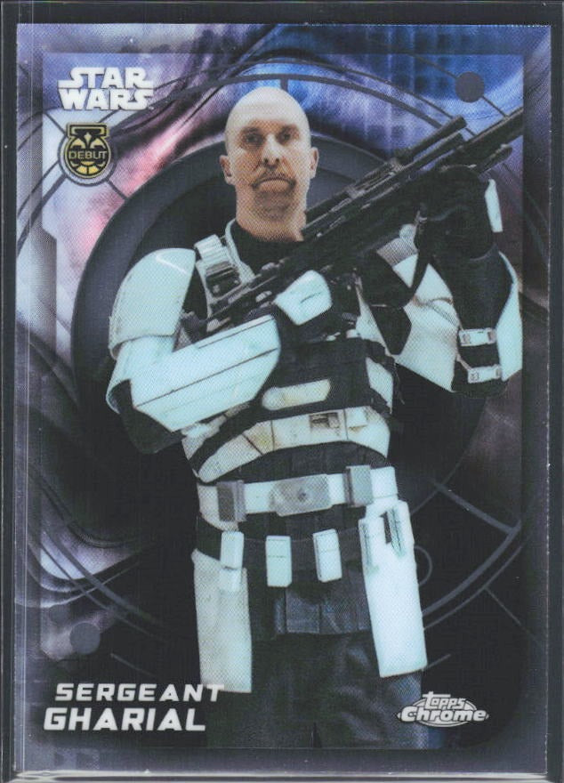 2026 Topps Chrome Star Wars Sergeant Gharial Characters #67 – framsida