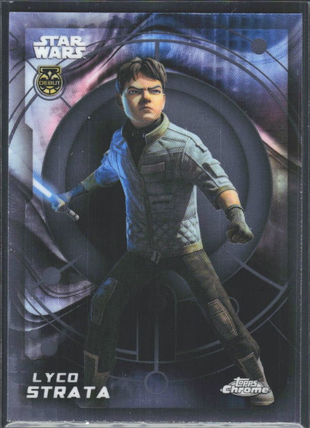 2026 Topps Chrome Star Wars Lyco Strata Characters #140 – framsida