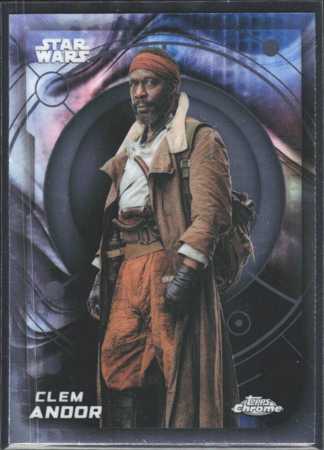 2026 Topps Chrome Star Wars Clem Andor Characters #167 – framsida