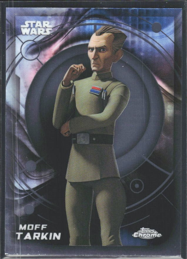 2026 Topps Chrome Star Wars Moff Tarkin Characters #39 – framsida