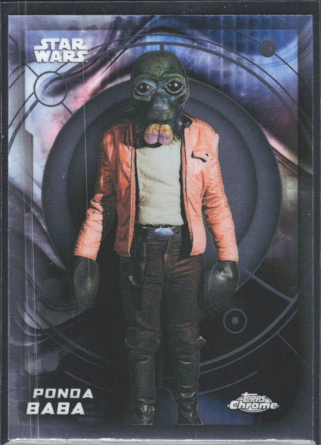 2026 Topps Chrome Star Wars Ponda Baba Characters #101 – framsida