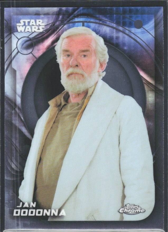 2026 Topps Chrome Star Wars Jan Dodonna Characters #90 – framsida
