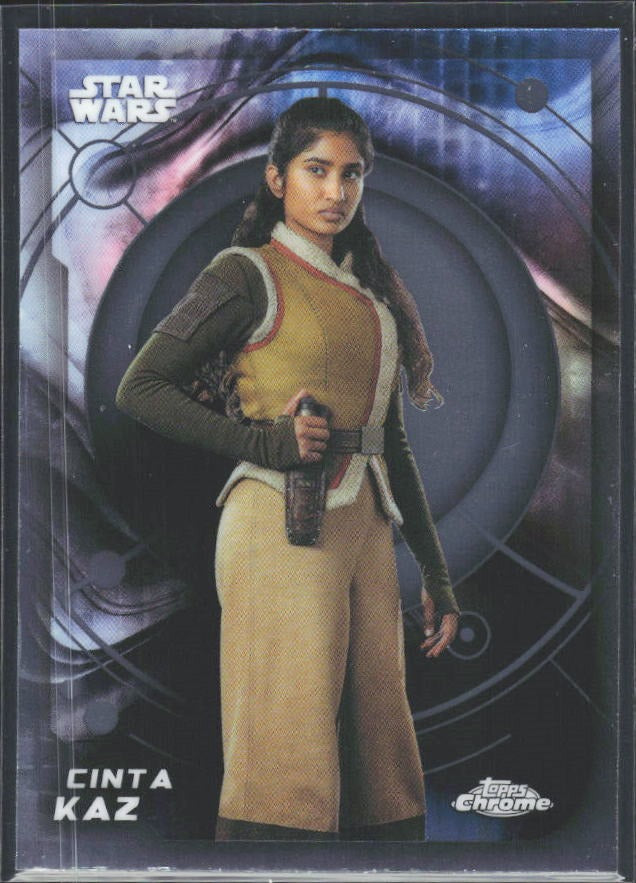 2026 Topps Chrome Star Wars Cinta Kaz Characters #138 – framsida