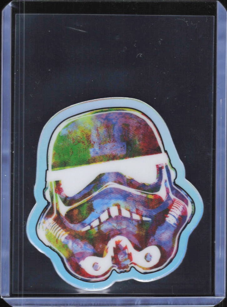 2026 Topps Chrome Star Wars Stormtrooper Command Stormtrooper Command Die-cut / Base #SC-4 – framsida