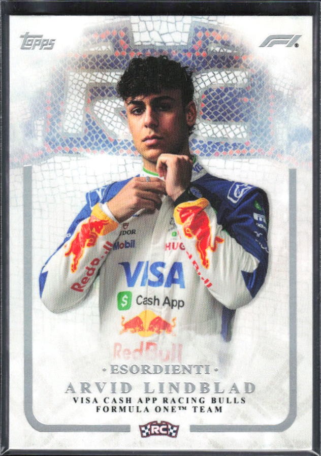 2026 Topps F1 Eccellenza Arvid Lindblad Esordienti Base / RC – framsida