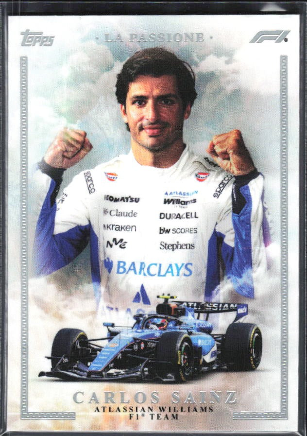 2026 Topps F1 Eccellenza Carlos Sainz La Passione – framsida