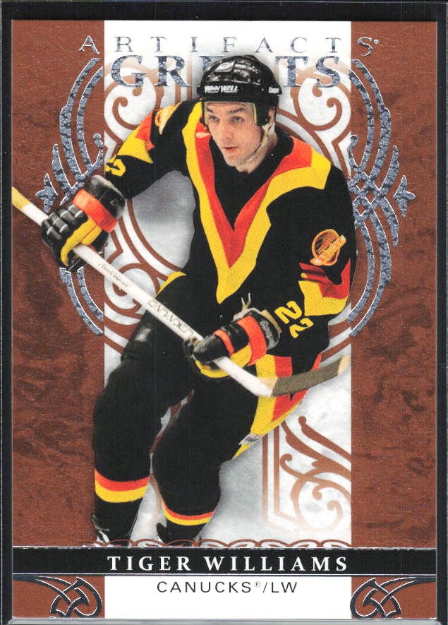 2026-27 Upper Deck Artifacts Tiger Williams Leather #170 – framsida